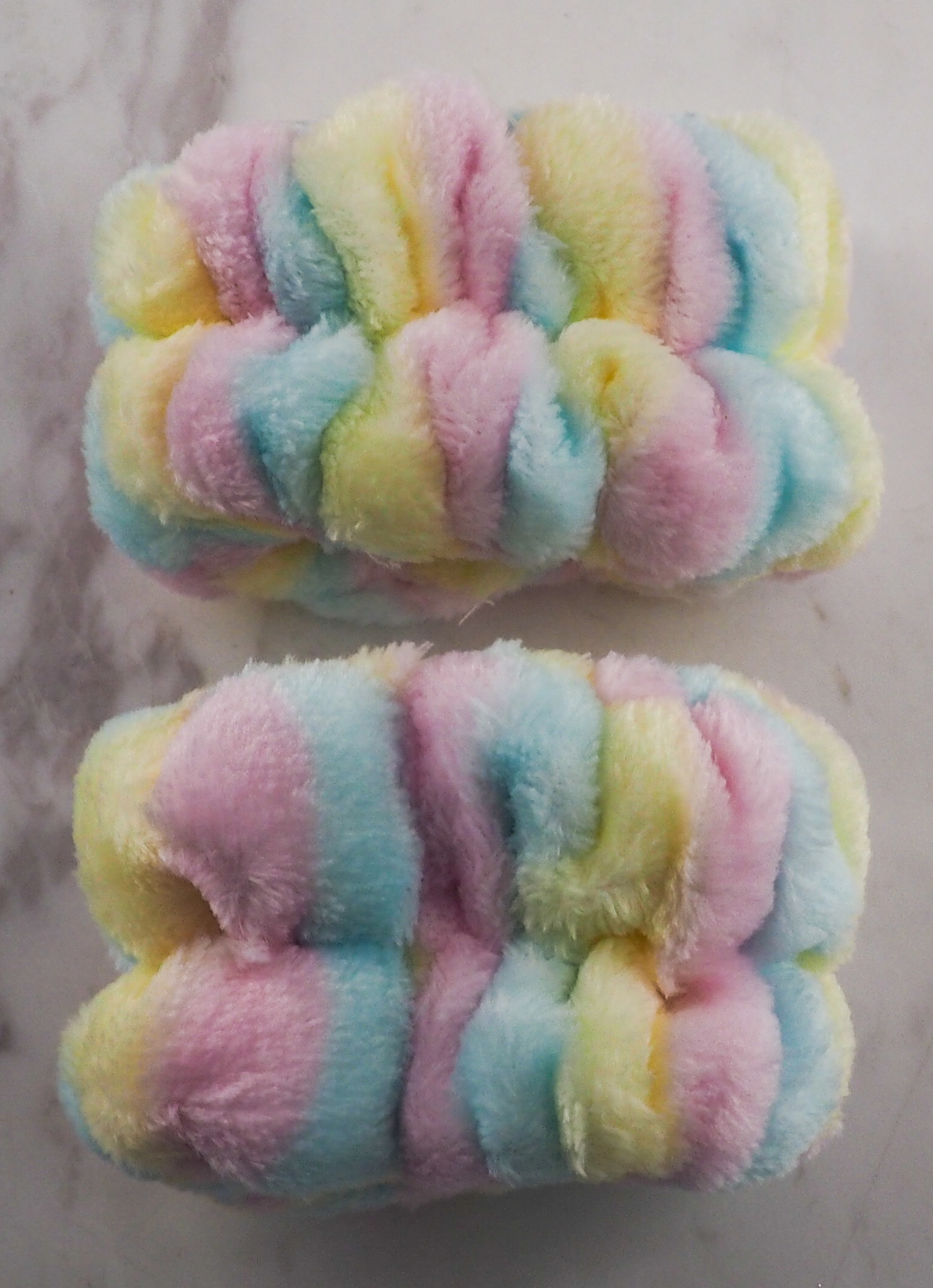 Rainbow Sherbet Fluff Cuffs - Image 2