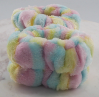 Rainbow Sherbet Fluff Cuffs