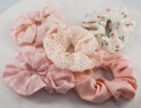Peachy Bloom Scrunchie